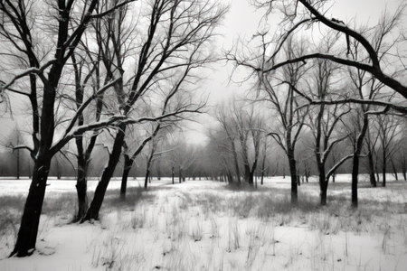 Monochromatic Nature - Generative AIの素材