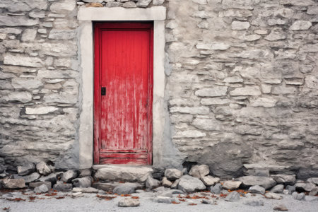 The Red Door - Generative AIの素材