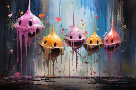 Adorable pixies spreading joy and mischief - Generative AIの素材