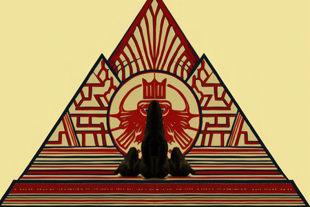 Enigmatic sphinxes posing riddles to test the minds of adventurers - Generative AIの素材