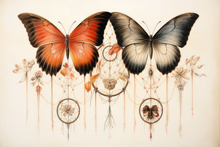 Gossamer-winged dreamcatchers - Generative AIの素材