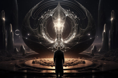 Enigmatic seers with the ability to glimpse the future - Generative AIの素材