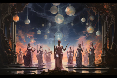Otherworldly beings from the realm of dreams, capable of traversing dimensions - Generative AIの素材
