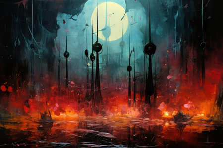 Sentient enchanted swords, whispering ancient battle strategies to their wielders - Generative AI