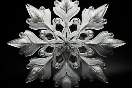 Snowflakes - Generative AIの写真素材