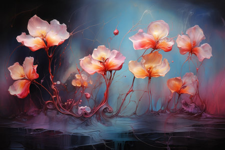 Whispering Wind Whispers - Generative AIの写真素材