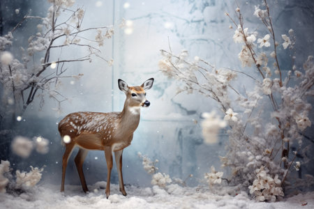Wildlife in Winter - Generative AI