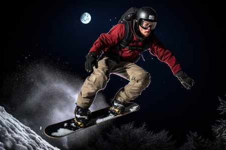 Winter Sports - Generative AIの写真素材