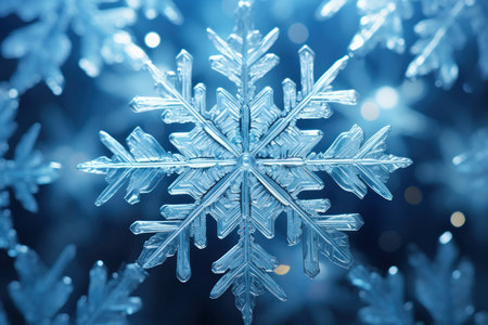 Snowflakes - Generative AIの写真素材