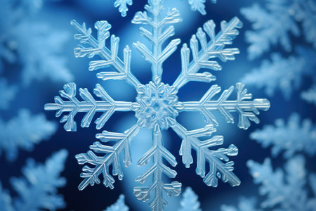 Snowflakes - Generative AIの写真素材