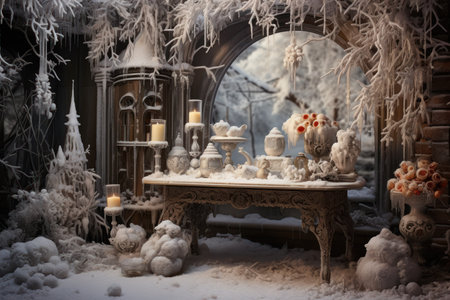 Winter Wonderland - Generative AIの写真素材