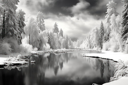 Winter Wonderland - Generative AIの写真素材