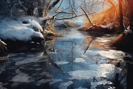 Frozen Bodies of Water - Generative AI