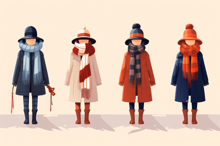 Winter Fashion - Generative AIの素材