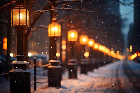 Urban Winter Scenes - Generative AIの素材