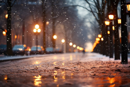 Urban Winter Scenes - Generative AIの素材