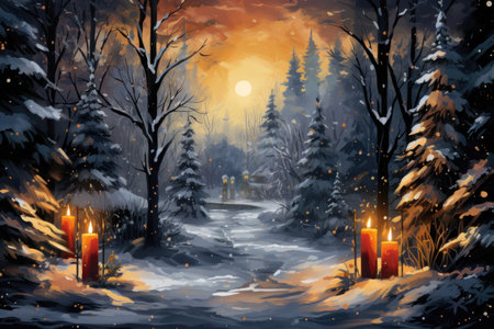 Candlelit Scenes - Generative AIの素材
