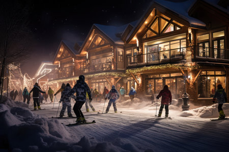 Ski Resorts - Generative AIの素材