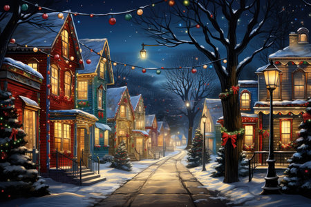 Christmas Lights - Generative AIの素材