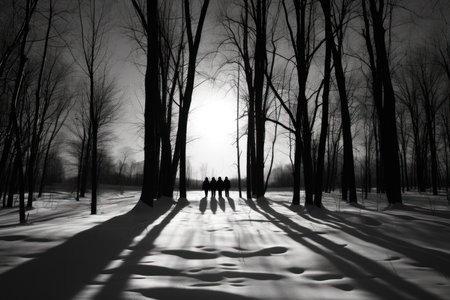 Silhouettes - Generative AIの素材