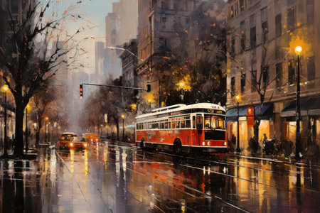 Urban Winter Scenes - Generative AIの素材