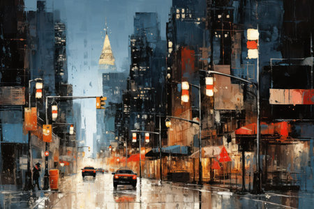 Urban Winter Scenes - Generative AIの素材