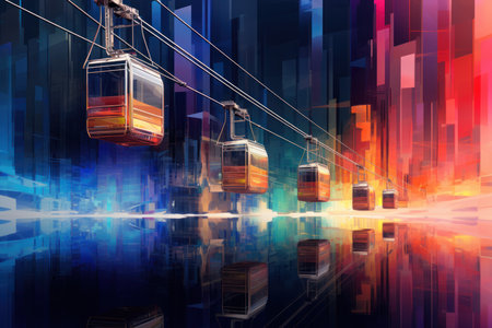 Ski Lifts and Gondolas - Generative AIの素材