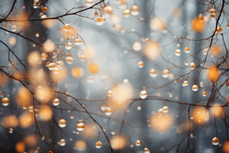 Winter Foggy Forests - Generative AIの素材