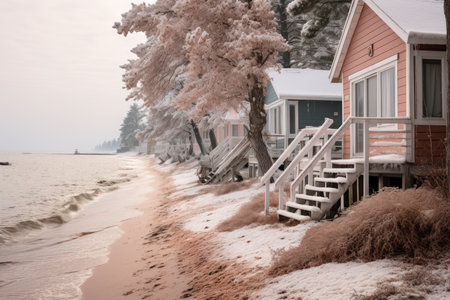 Winter Beaches - Generative AIの素材