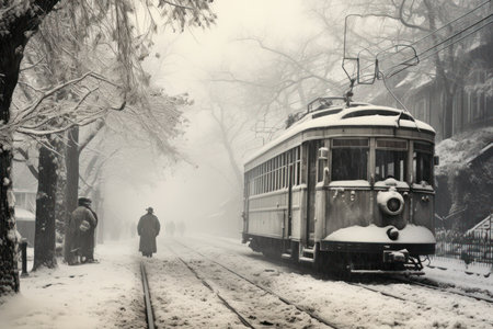 Vintage Winter - Generative AIの素材