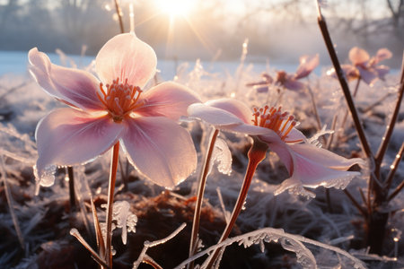 Frosty Morning Landscapes - Generative AIの素材