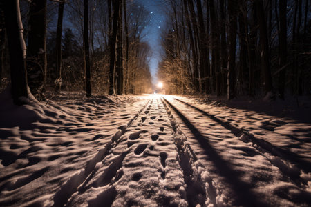 Ski Trail Patterns - Generative AIの素材