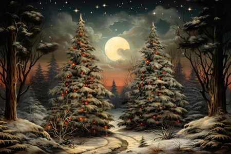 Christmas Trees - Generative AIの素材