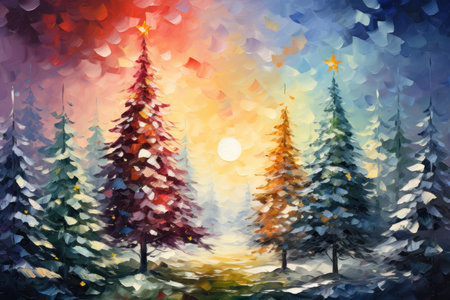 Christmas Trees - Generative AIの素材