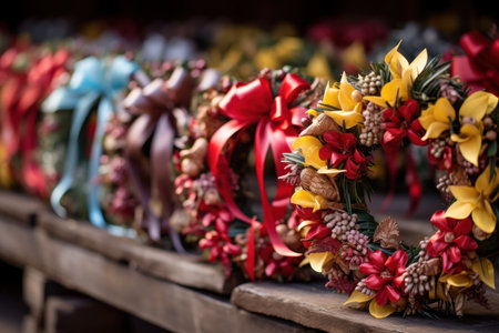 Festive Wreaths - Generative AIの素材