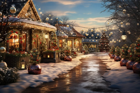 Holiday Lights - Generative AIの素材
