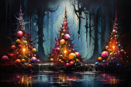Christmas Trees - Generative AIの素材