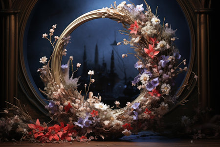 Festive Wreaths - Generative AIの素材