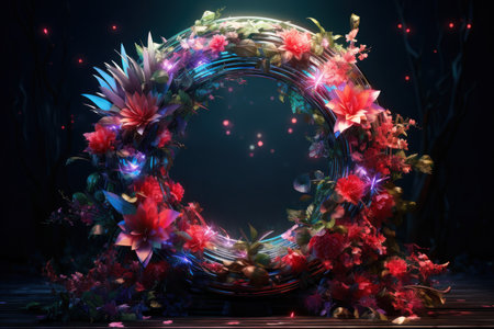 Festive Wreaths - Generative AIの素材