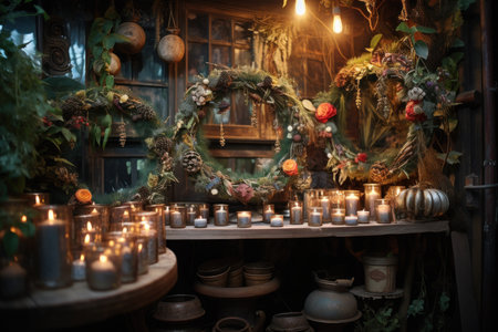 Festive Wreaths - Generative AIの素材