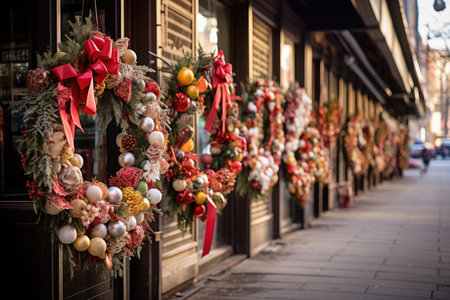 Festive Wreaths - Generative AIの素材