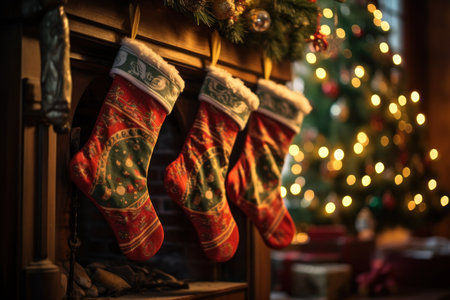Christmas Stockings - Generative AIの素材
