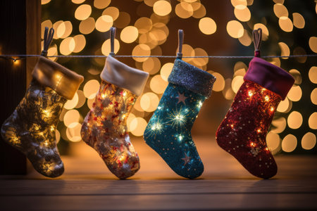 Christmas Stockings - Generative AIの素材