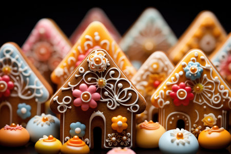 Gingerbread Houses - Generative AIの素材