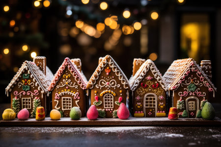 Gingerbread Houses - Generative AIの素材