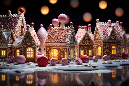Gingerbread Houses - Generative AIの素材