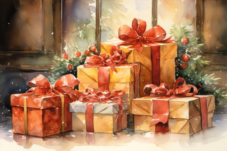 Christmas Presents - Generative AIの素材