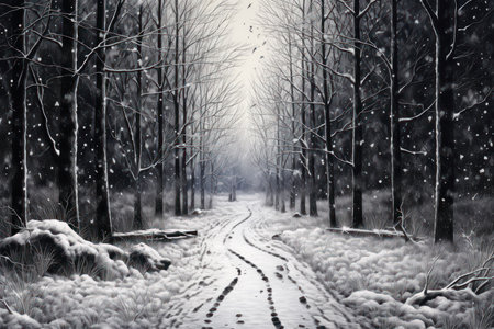 Snowfall - Generative AIの素材