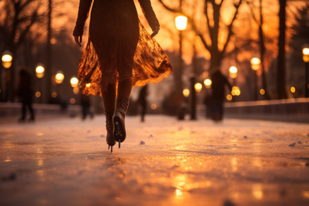 Ice Skating - Generative AIの素材