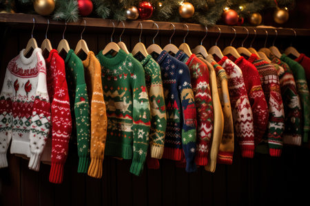 Ugly Christmas Sweaters - Generative AIの素材
